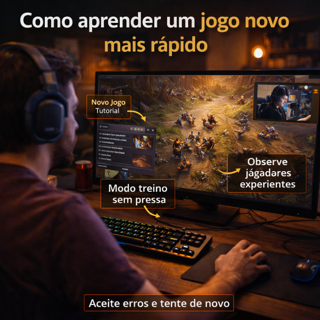 Como aprender um jogo novo mais rápido