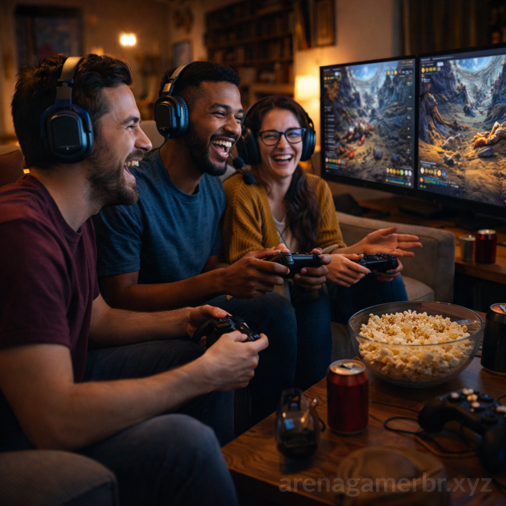 Quando o jogo cria laços: o papel das amizades no tempo que passamos jogando