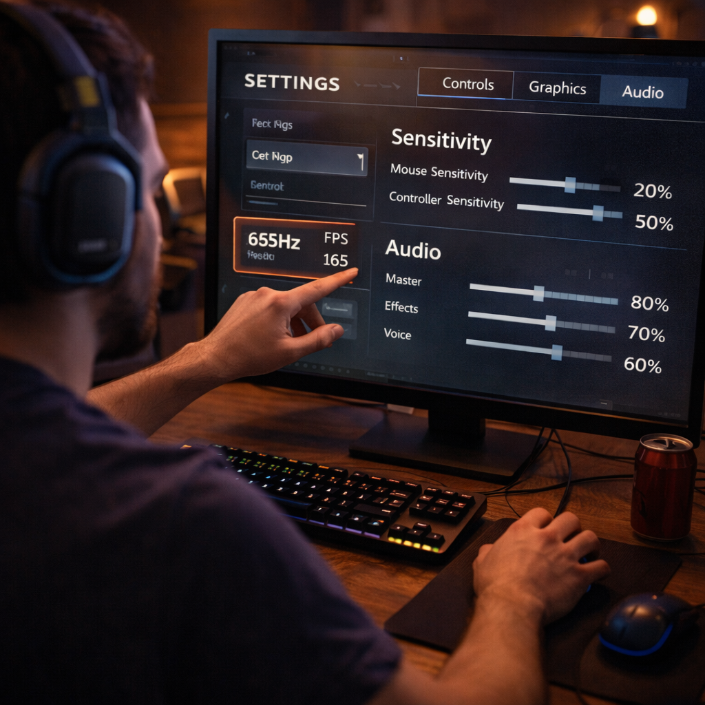 Configurações que realmente impactam o desempenho nos jogos