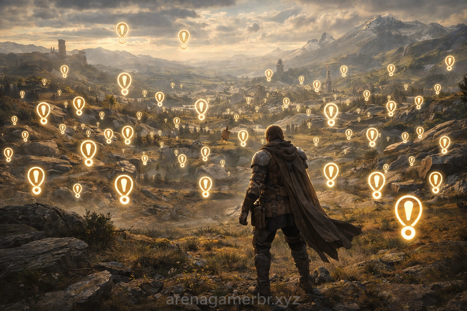 Por que jogos de mundo aberto cansam mais rápido do que você imagina