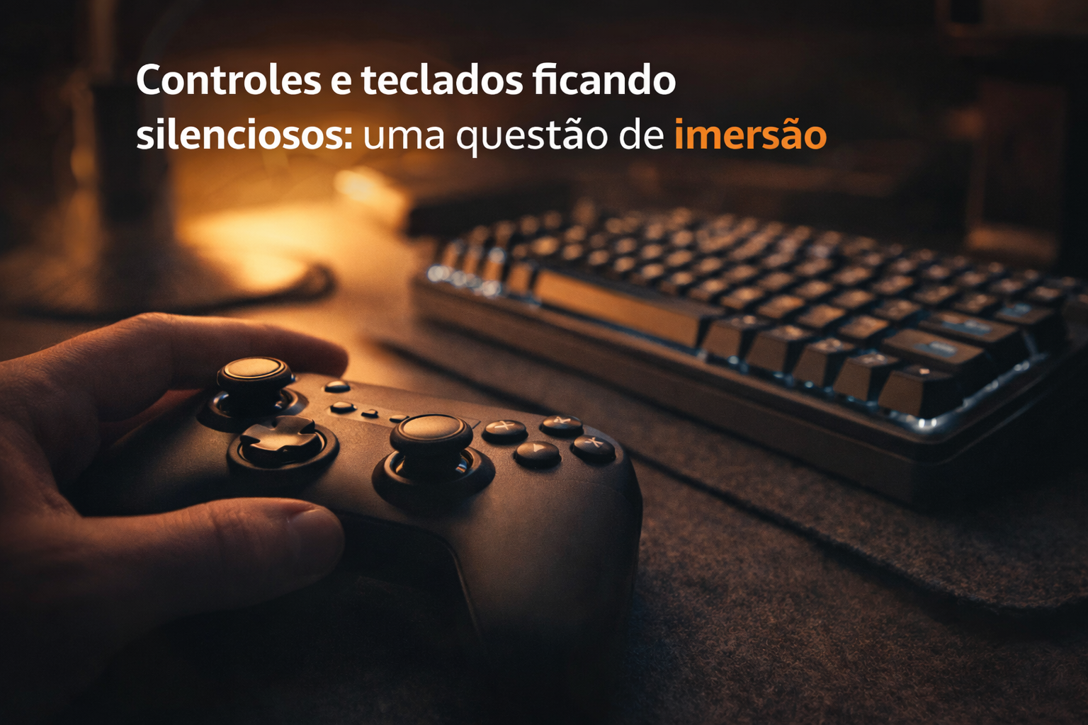 🎮 Controles e teclados estão ficando silenciosos por um motivo inesperado