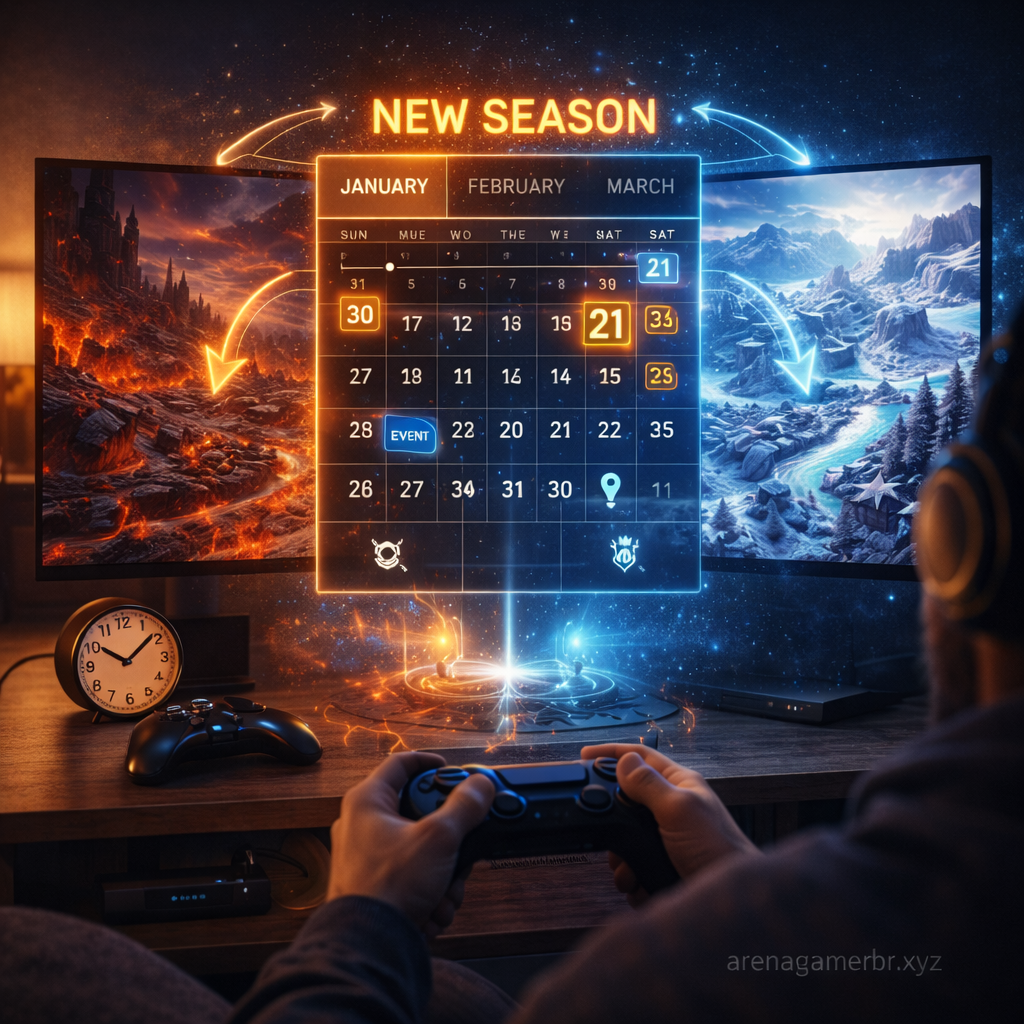 Atualizações sazonais estão moldando a forma como os jogos se mantêm relevantes